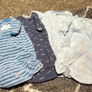 Baby boy fleece Carters sleep sacks 3-6M